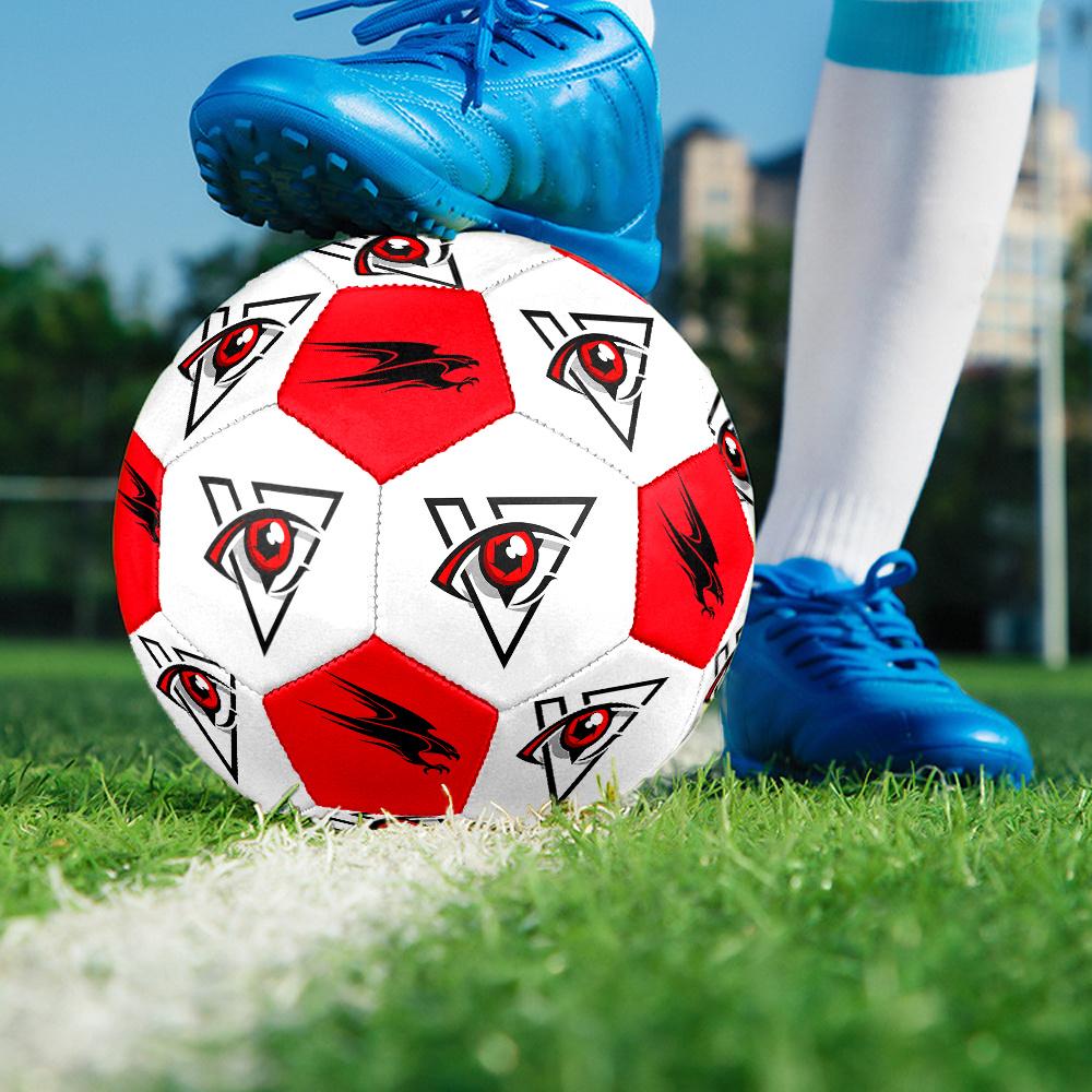 1PC Eagle Eye Symbol Flight Soccer Ball Size 5 Football Machine Sewn Indoor/Outdoor Universal Football Surprise Collection N56