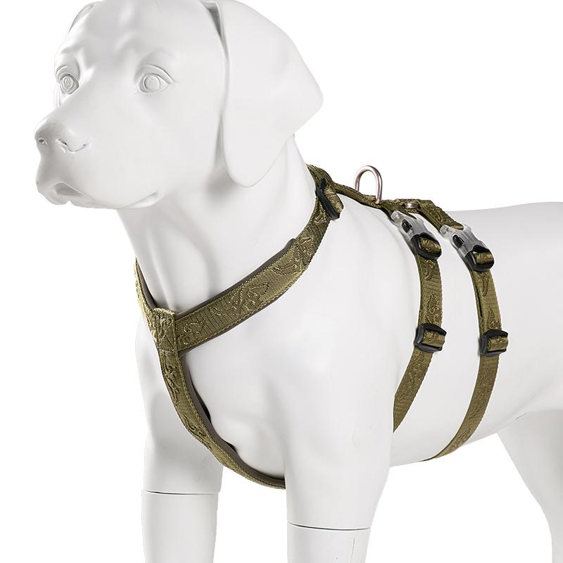 TRUELOVE Pet Harness Double-H Nylon Personalized Dog Harness NO PULL Reflective Breathable Adjustable YH1803