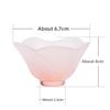 Ceramic Tea Cup Set Sakura Pink Frosted Glass Flower Petal Design for Women Afternoon Tea Party Home Office