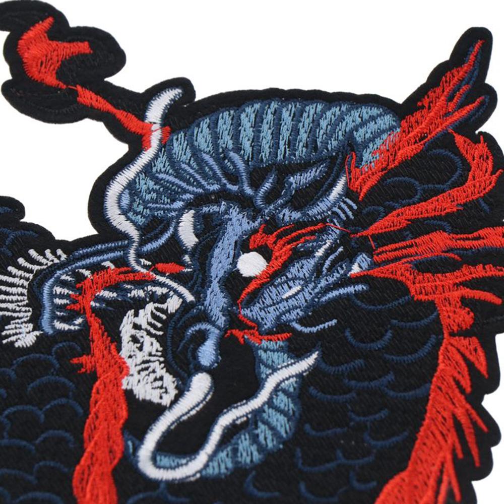 As Shown in The Picture Black Dragon Sew Iron on Patch Embroidery Sew on Patches   For Clothing