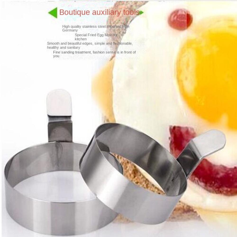 Round Omelette Mold 304 Stainless Steel Omelette Model New Omelette Ring Kitchen
