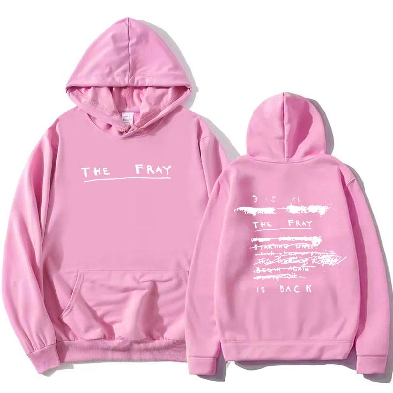 The Fray Is Back Felpe Pile Manica Lunga Casual con Cappuccio da Donna Streetwear Pesante Mentale Felpa con Cappuccio da Donna Unisex