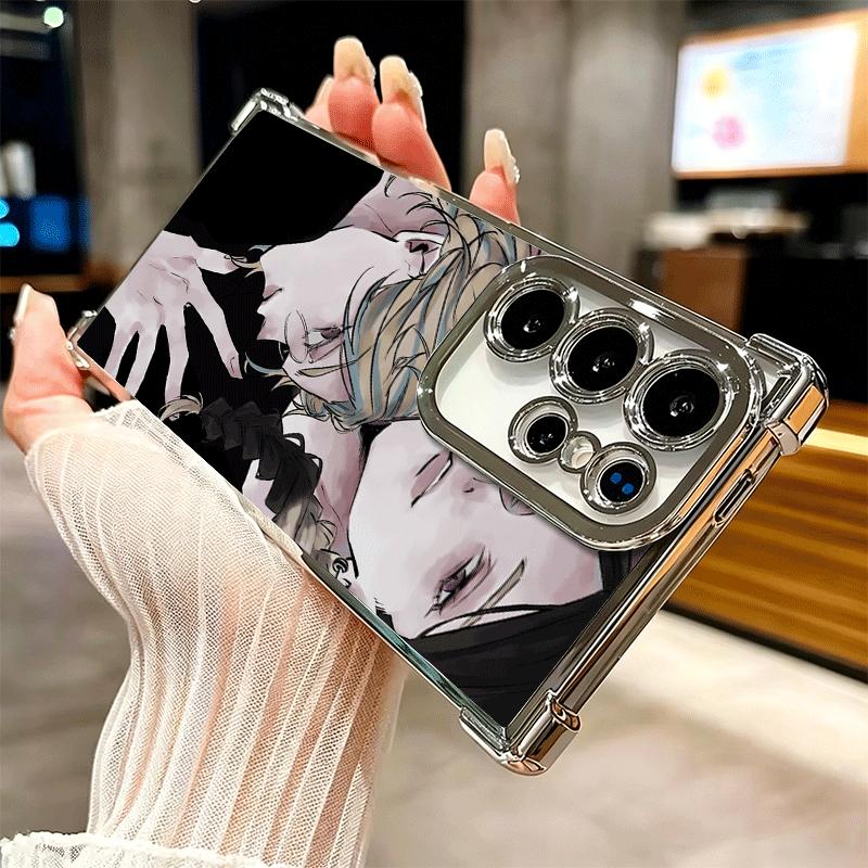 Tokyo Revengers Ran Haitani Rindou Soft Phone Case For Samsung Galaxy S26 Ultra S25 Edge S24 FE S23 Plus S22 S21 + S20 Plating A