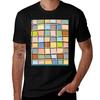 Multicolor Grid TShirt Plus Size Comfort Fit Tee TShirt