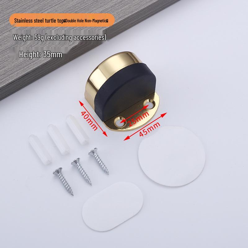 Stainless Steel Punch-Free Door Stopper Buffer Limiter Bumper Plug
