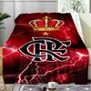 1PC CR Flamengo Printed Soft Flannel Blanket Throw for Adult Bedroom Living Room Sofa Camping Travel Fan Gifts Christmas Gifts