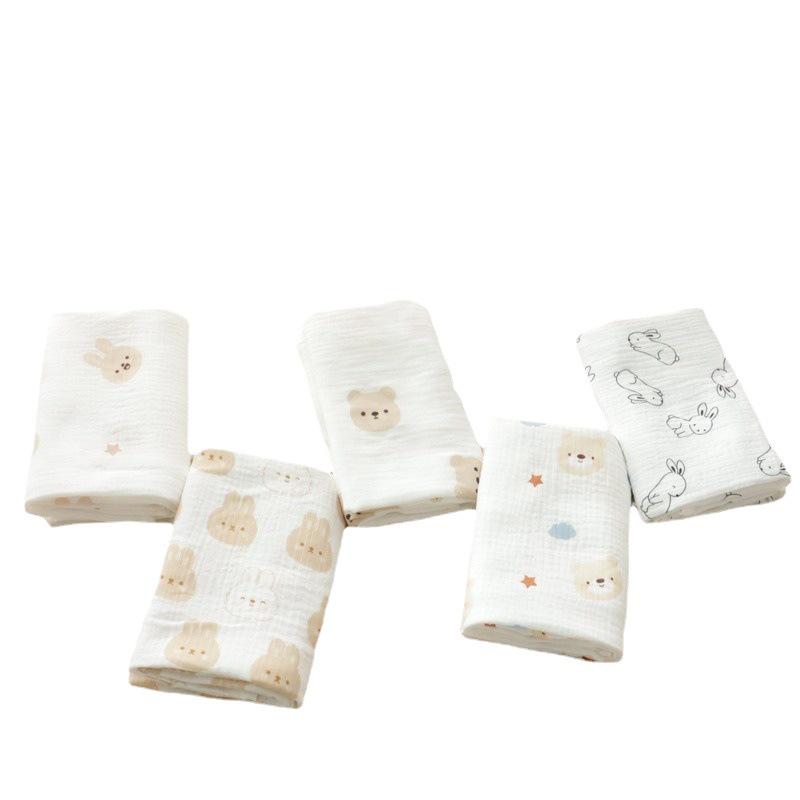Breathable Double-Layer Cotton Baby Swaddle Blanket