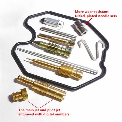 Carburetor PZ30 Repair Kits For CG250CC ATV Motorcycle Repair Bag (With Wear-resistant Nickel-plated Nozzle)