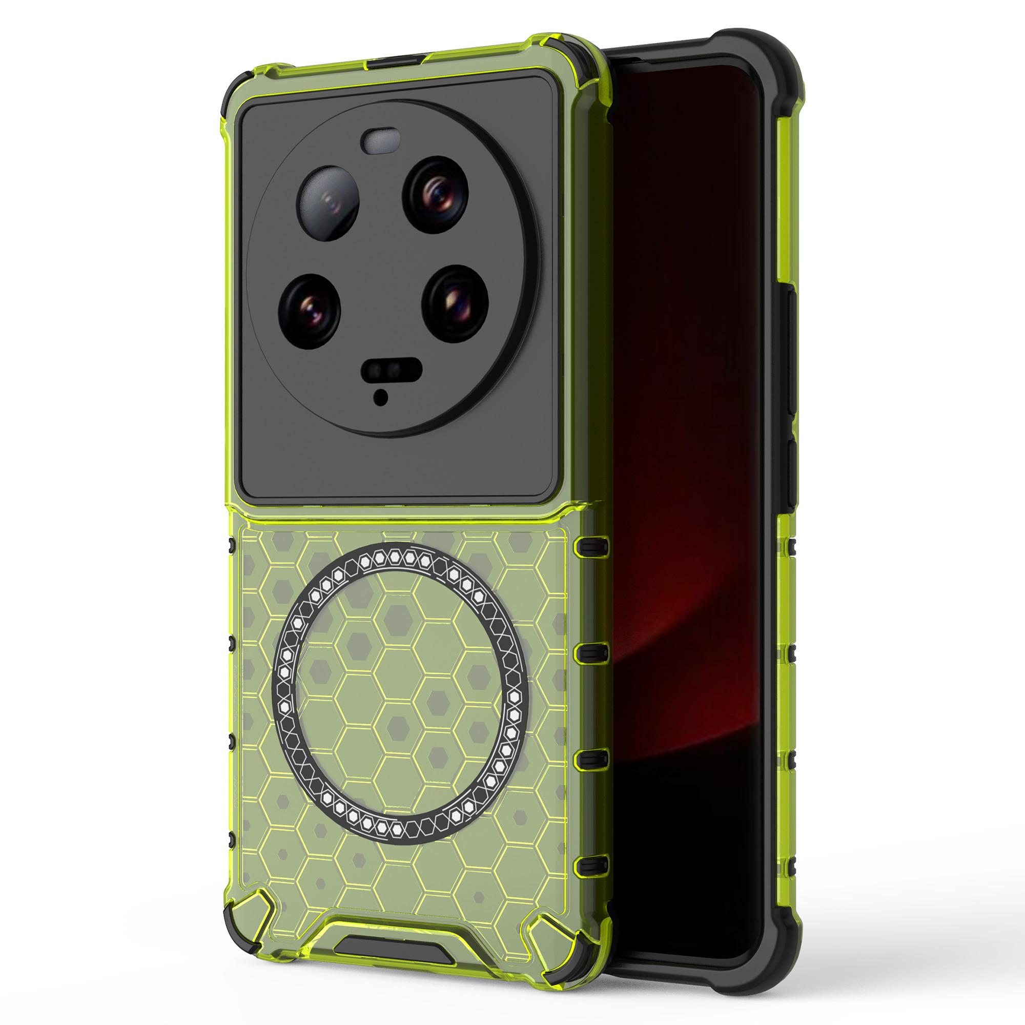 

Для Xiaomi 13 Ultra Магнитный чехол ТПУ+ПК Чехол для телефона Сотовый противоударный Green