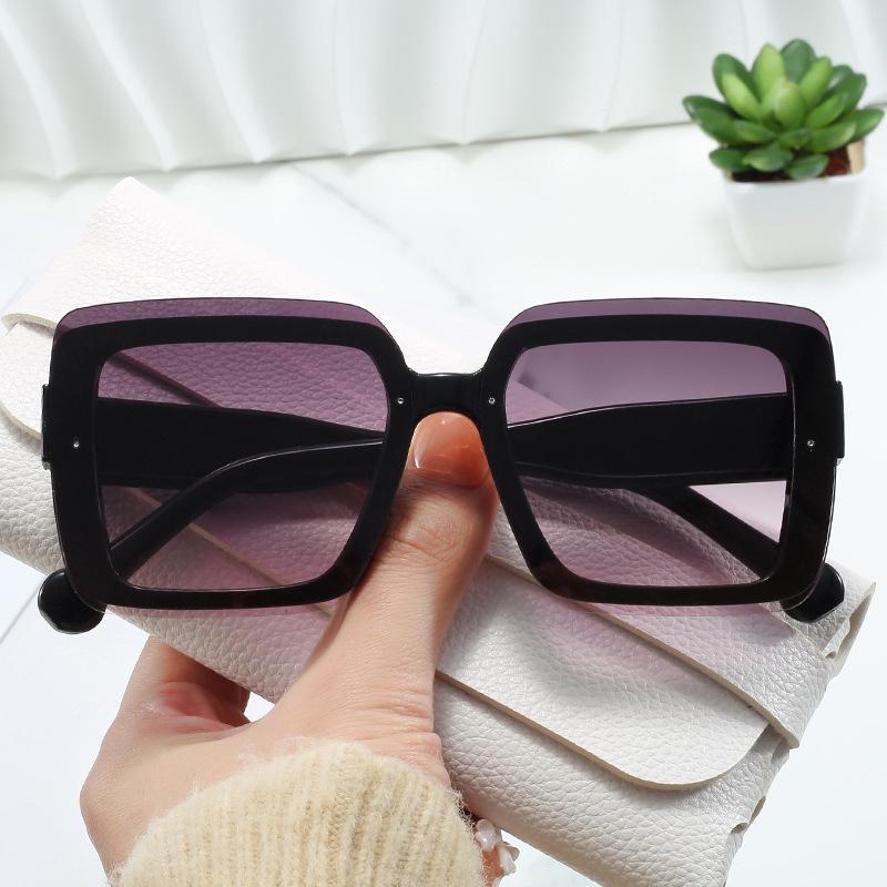 Korean Style Sunglasses Men Women Square Shape Anti-reflective Women Sunglasses Driving Hiking Male Female Sunglass