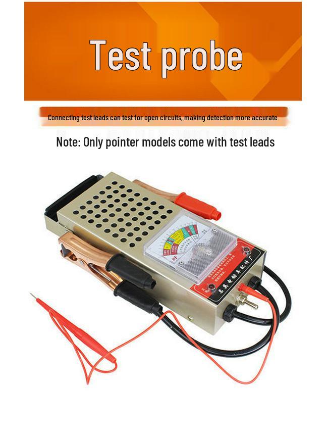 High-Precision Car Battery Voltmeter and Tester for EVs