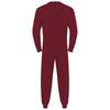 Unisex Anti-Strip Adaptiver Overall Rundhalsausschnitt Langarm Reißverschluss hinten Lange Hose Einteiler Strampler