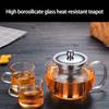 High Quality Heat Resistant Glass Tea Pot Pu Erh Teapot for Tea Set Infuser Teapot With Strainer Gaiwan Kettle Pots Teapots