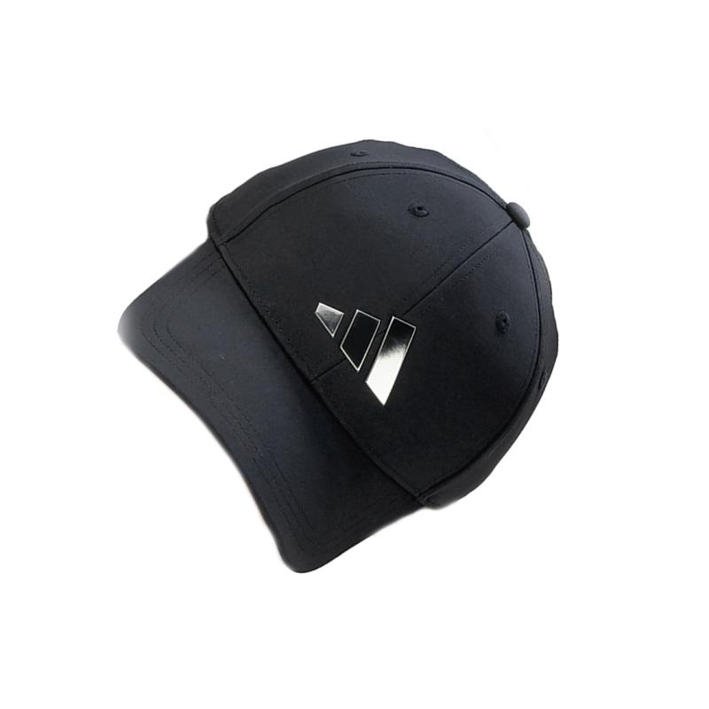 Adidas Metallic Micro Logo Sports Sunshade Baseball Cap Black Adidas HT5779