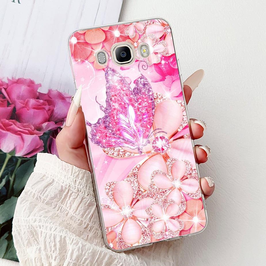 For Samsung Galaxy J5 2016 Case SM-J510F New Luxury Painted Cover Soft Silicone Phone Case For Samsung J3 J5 J7 2016 Fundas Capa