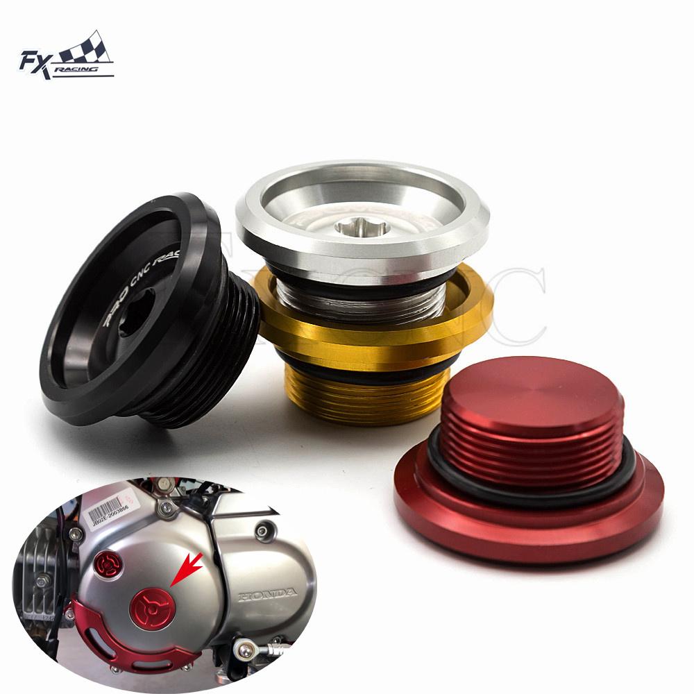 For Honda Monkey 125 Monkey125 CNC Aluminum Motorcycle Engine Cover Inspection Plug Cap Accessories золотой