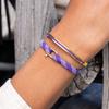 PIG & HEN (Women's) Frankie Bracelet - Royal Purple X Arctic Blue X Gold