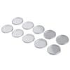 Set of 10 Transparent Coin Cases for Coin Storage (38mm/50mm Diameter)