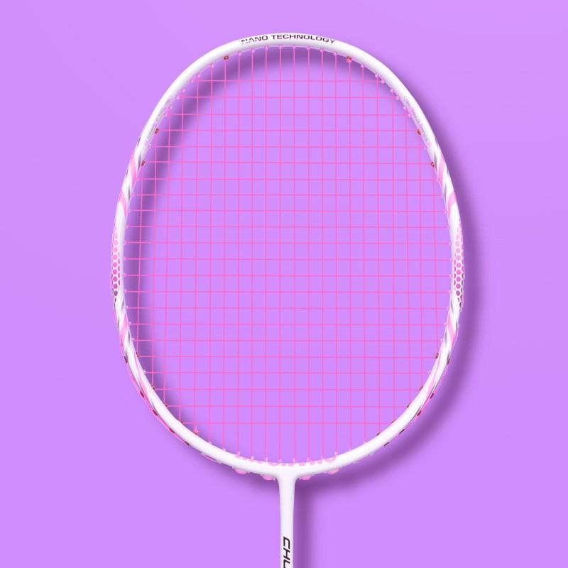 Ultra-Light Carbon Fiber Badminton Racket Women