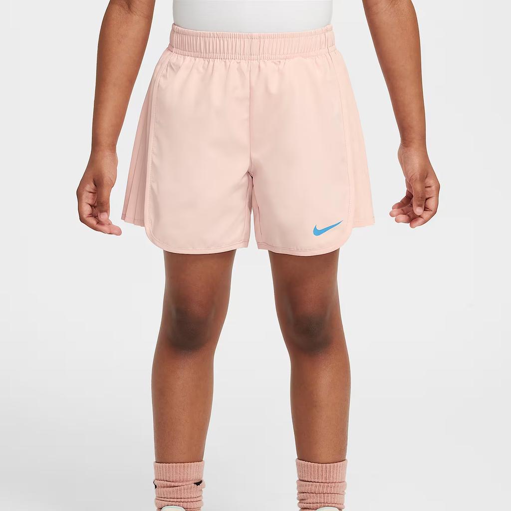 Nike Dri-Fit Pleated Tempo Comfortable Soft Casual Versatile Shorts Kids Shorts Echo-Pink HJ1650-612