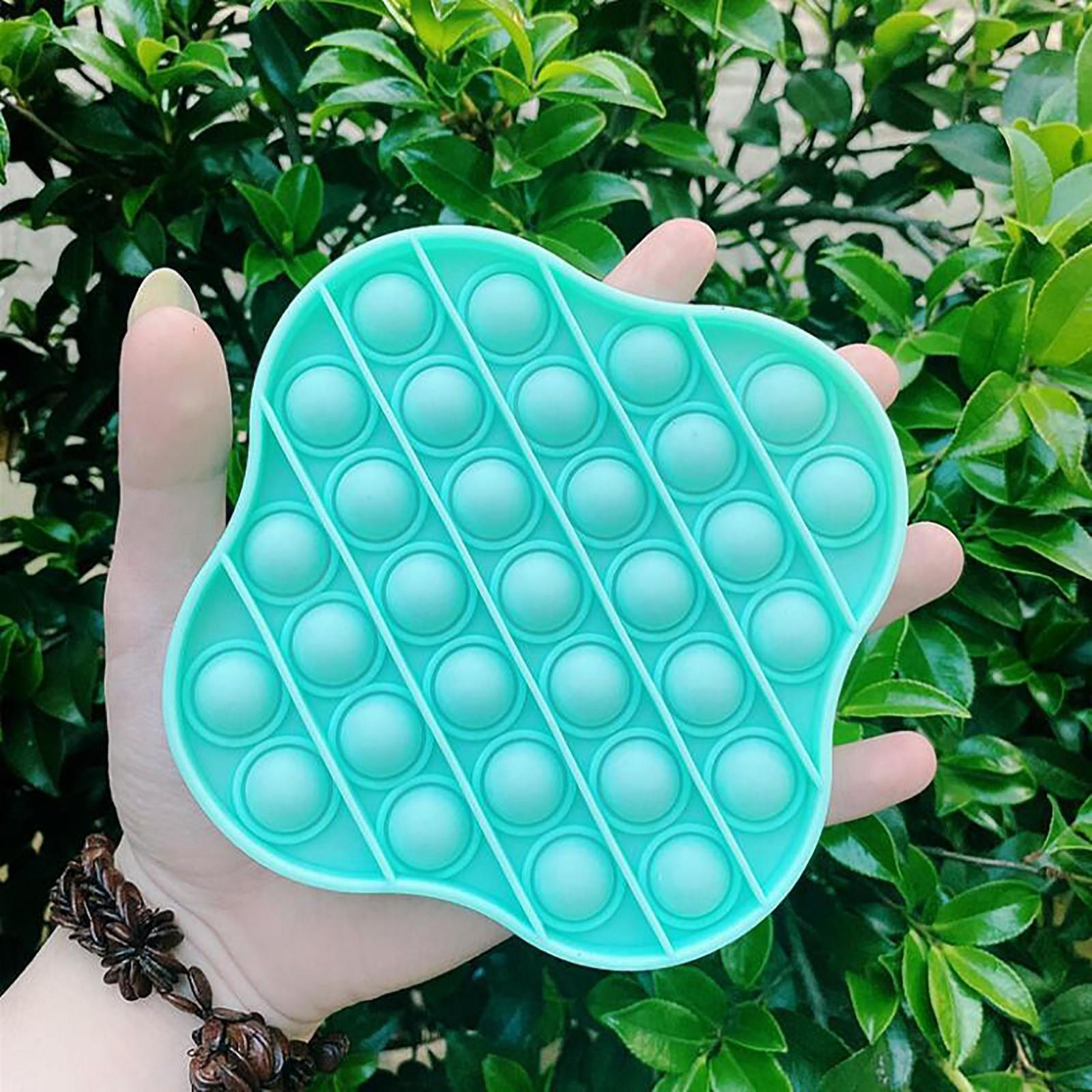 

Игрушки для снятия стресса с помощью сенсорных пузырей, силиконовые игрушки для снятия стресса зелёный