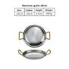 Commercial Crayfish Plate Flat Bottom Stewed Rice Pot Double Ear Frying Pan Hotpot 304 Stainless Steel Spanish Seafood Rice Pot