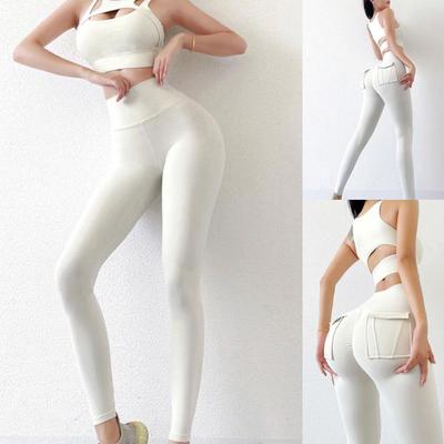 Women Stretchy High Waist Sports Leggings Wholesale Running Gym Fitness Yoga Ladies Tight Pants