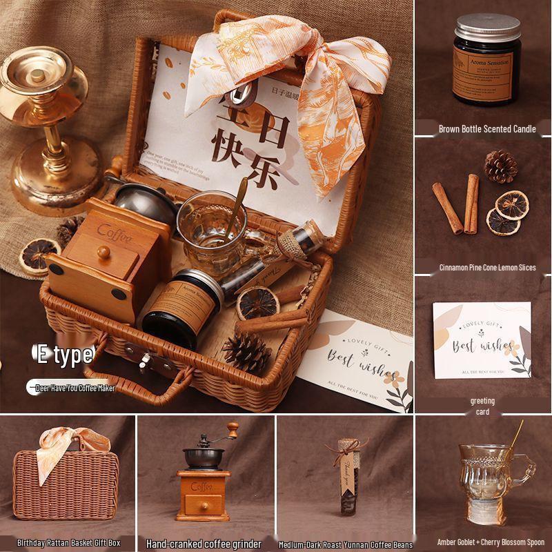 Luxus Kaffeemaschine Geschenkbox für beste Freunde - Aromatherapie & Kreatives Design