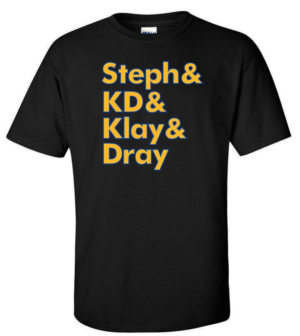 Steph Curry Kevin Durant Golden State Warriors  Steph, KD, KLAY, DRAY   T-Shirt XXXXL