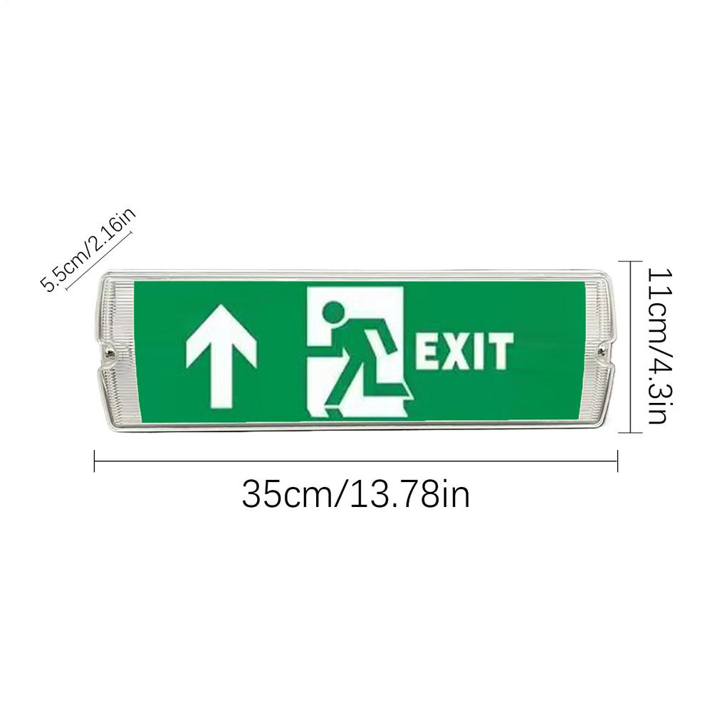 

Lighted Exit Sign Urgent Evacuation Light Fire Exit Sign Lights For Business LED Safety Exit Evacuation Sign Urgent Evacuation