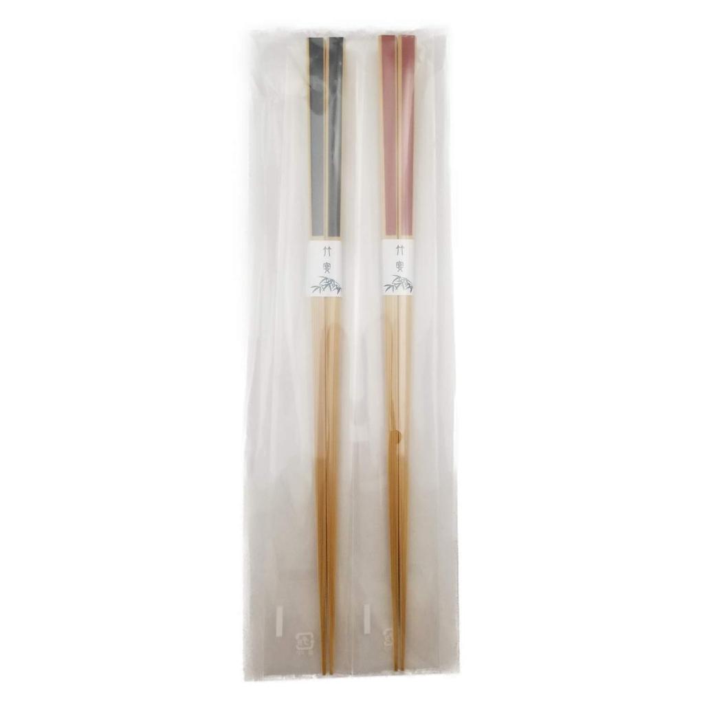 KIKUSUI Thin Bamboo Chopsticks and Japanese-made, (red Black)