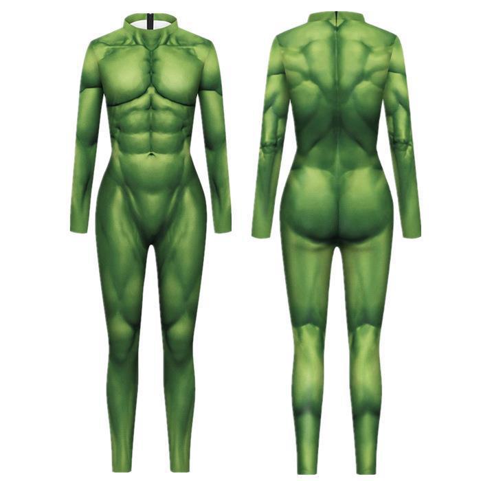 Halloween Spiderman 3d Printed Bodysuit With Elastane For Cosplay And Costume Events