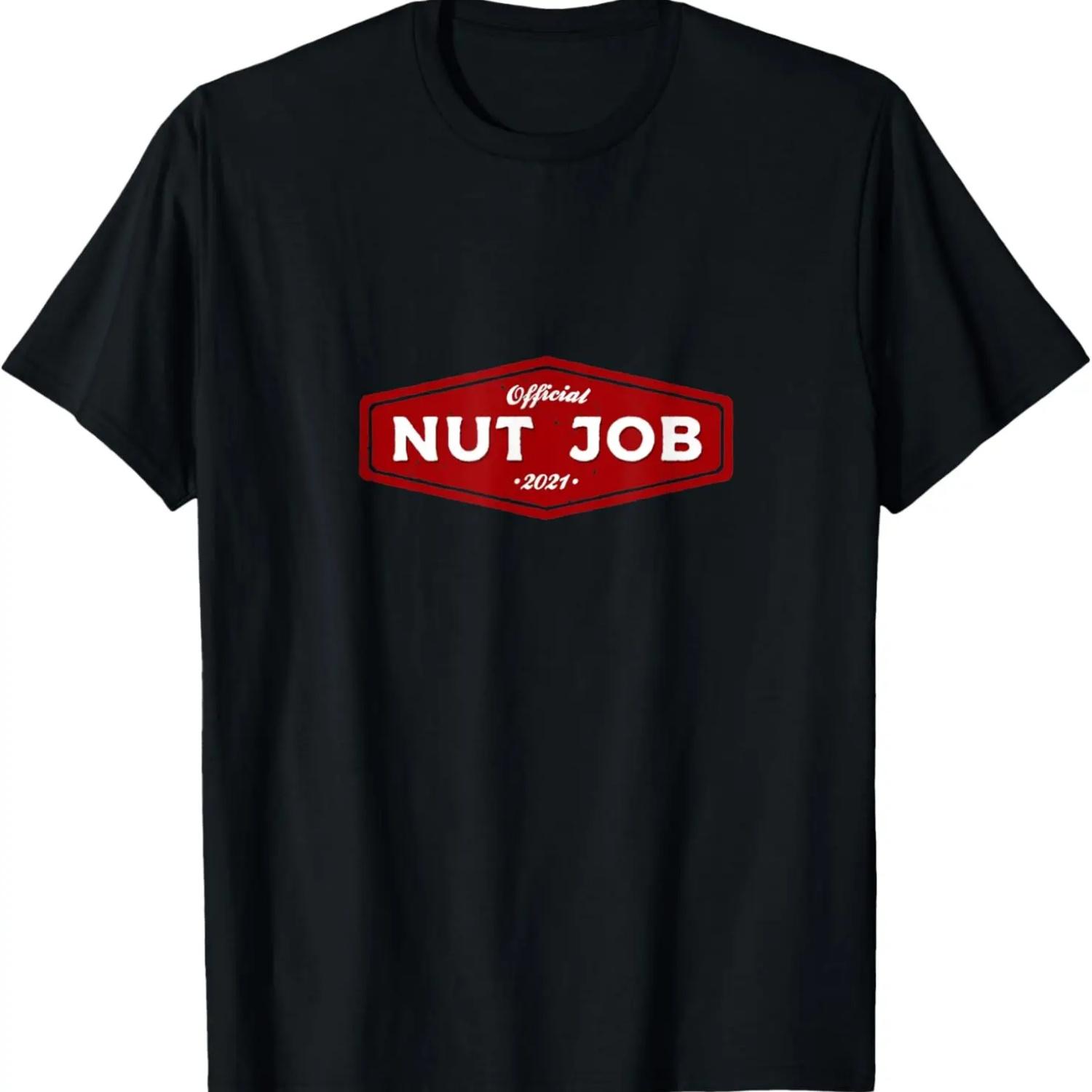 Official Nut Job 2021, Funny Cool T-Shirt S чёрный