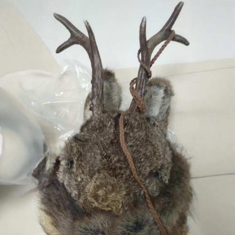 

Unisex Oroqen Style Deer Antler Winter Hat