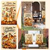 Halloween Garden Flag Double Sided 18 Inch for Outdoor Yard Decoration Fall Seasonal