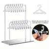 Detachable Dangle Earrings Display Racks Clothes Hanger Ear Studs Stand  Desktop Display