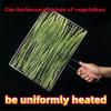 1PC Mesh Vegetable Grilled Fish Clip Anti-scalding Handle Splint Barbecue Net Household Barbecue Mesh Rectangle
