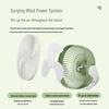 4-in-1 Wall-Mounted Fan: Cordless, Drill-Free Installation, Portable, Silent Cooling, Hanging Design