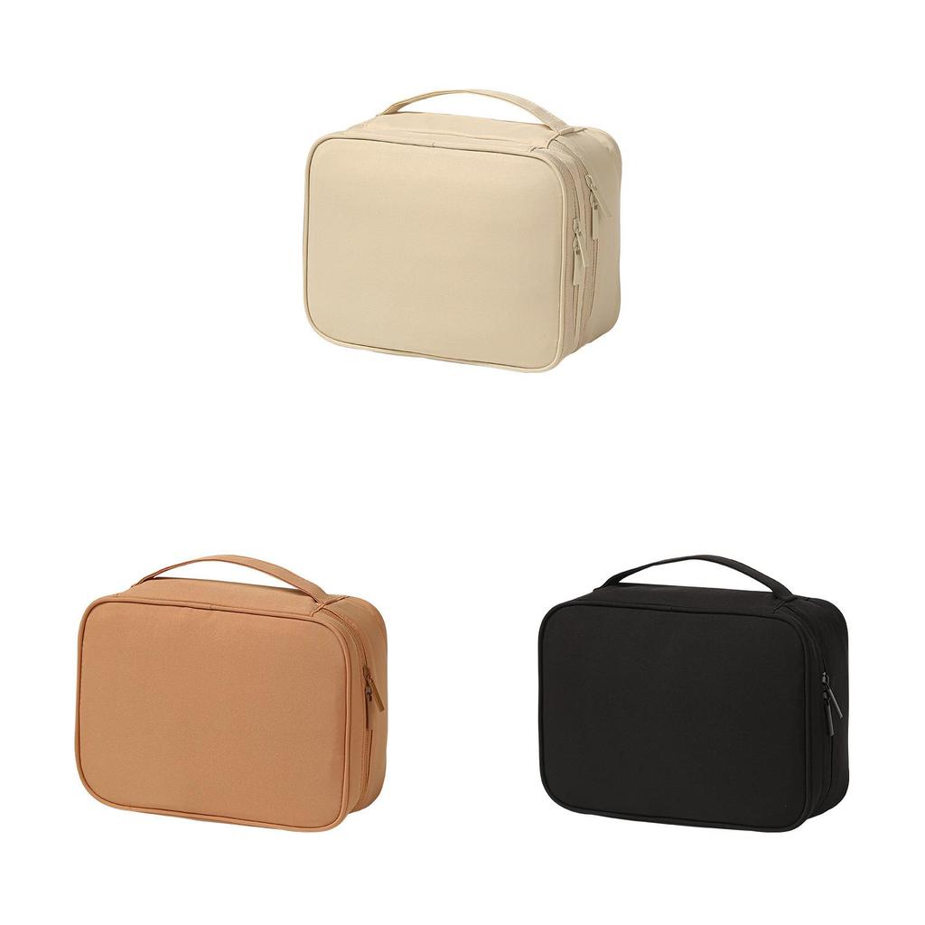 T400 Large Capacity Makeup Bag With Multiple Compartments For Travel And Cosmetic Storage