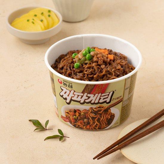 Nongshim Chapagetti Noodles in Small Cup / Large Cup / Bag / Korean Noodles, Kfood, Authentic Korean Food