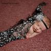 Unique Lace Embroidery Newborn Photography Props Soft Wrapping Cloth Photoshoots Baby Girls Photo Shoot Accessories