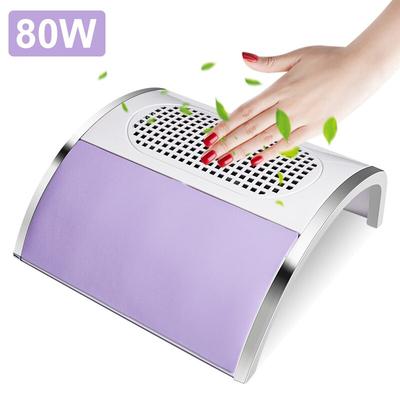 80W Nagelstaubsammler Absorber für Nägel Geräuscharmer Nagelstaubsauger Staubabsauger für Maniküre- und Pediküre-Werkzeuge
