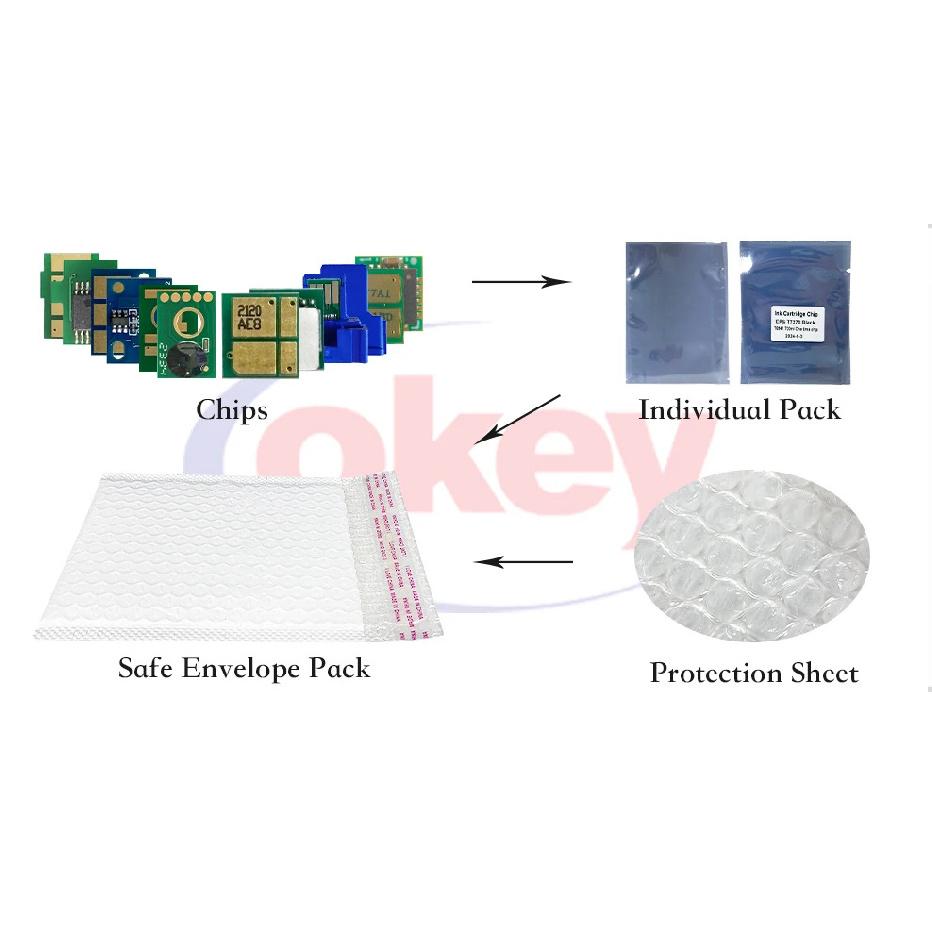 4pcs CX310 CX410 CX510 Toner Chip For Lexmark CX310DN CX310N CX410 CX410DE CX410DTE CX410E CX510 CX510DE CX510DHE CX510DTHE Chip