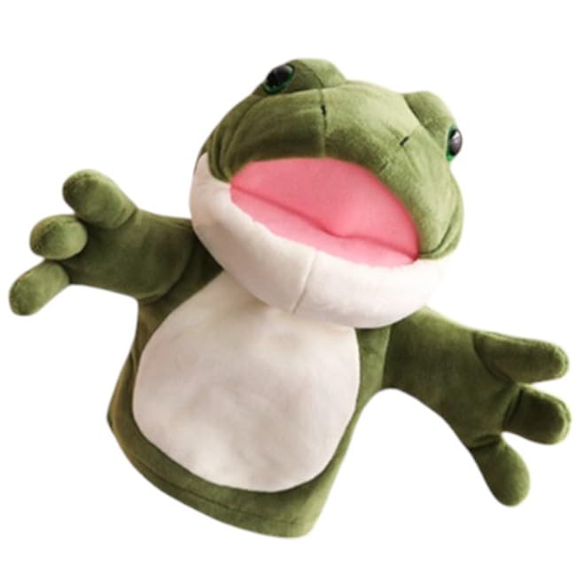 

Ludus Felix Hand Puppet [Domestically Tested] Puppet Show Glove Puppet Ventriloquism Plush Toy (Frog)
