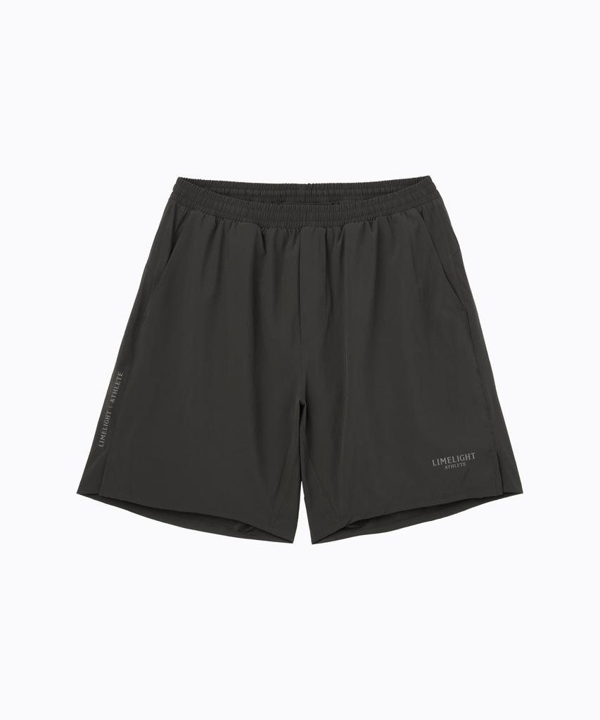 LIMELIGHT APPAREL Athlete Small Logo Liner Shorts (Charcoal/Grey)