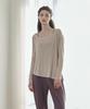 Debiweeo Soft Boat Neck Slit Cover-Up Devi-T0079-Oatmeal