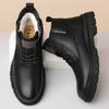 Autumn and Winter New Men's Big-headed Men's Cotton Shoes, Velvet Warm Fashion Tooling Boots, Martin Boots, Thickened Boots for Men