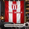 TapestryStoke City FC Custom Name Text Personalized Wall Hanging Tapestry Home Wall Decor