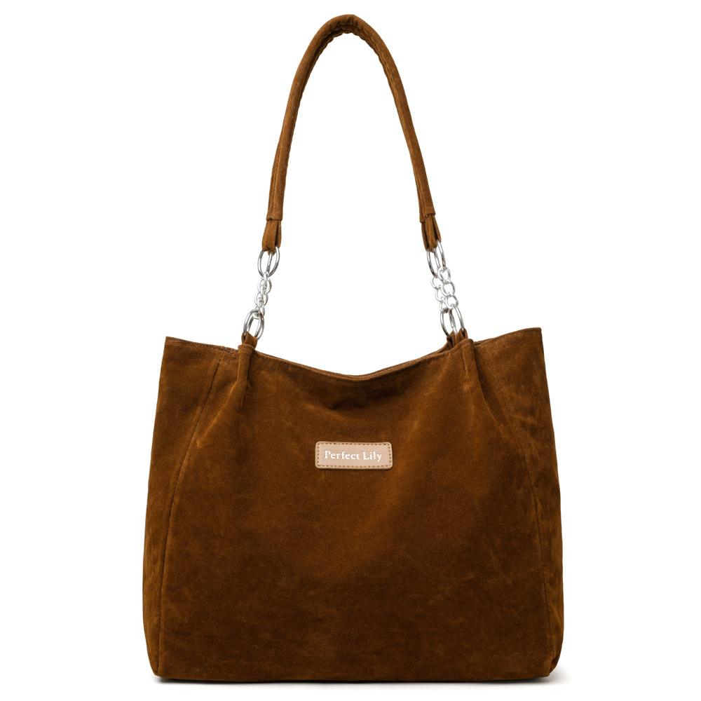 Large-capacity Women's Commuter Single-shoulder Bag, Retro, Artistic and Trendy Tote Bag