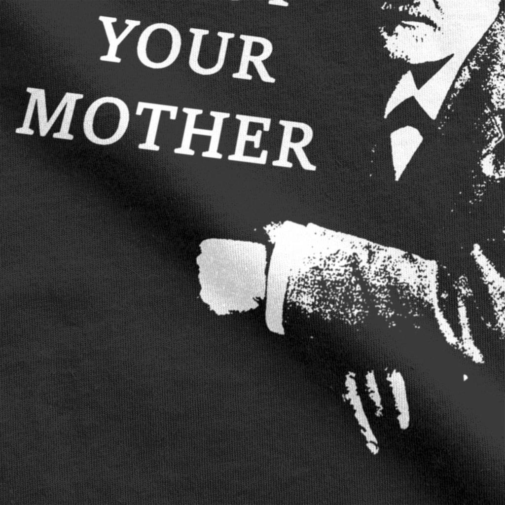 Moda Parlami di tua madre Sigmund Freud T-Shirt Uomo Girocollo Cotone Magliette Manica Corta T-Shirt Taglie Forti Top